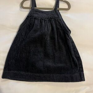 Toddler Charcoal Grey Corduroy Jumper